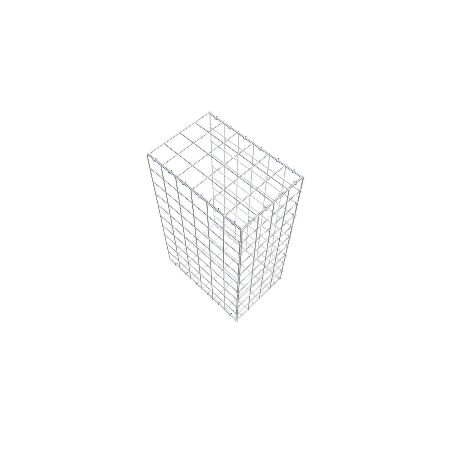 Anbaugabione Typ 2 100 cm x 60 cm x 40 cm (L x H x T), Maschenweite 10 cm x 10 cm, C-Ring