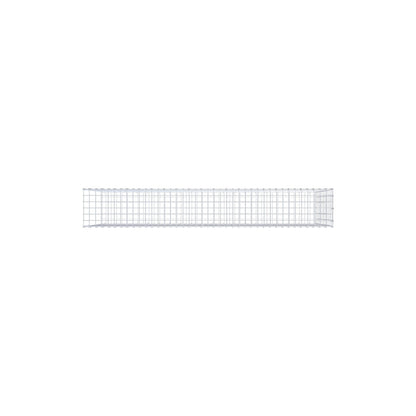Mounted gabion type 2 200 cm x 100 cm x 30 cm, mesh size 5 cm x 10 cm, C-ring