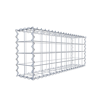 Gabion 100 cm x 40 cm x 20 cm (L x H x P), mailles 10 cm x 10 cm, spirale