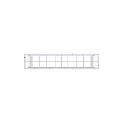 Gabbione 100 cm x 80 cm x 20 cm (L x H x P), maglia 10 cm x 10 cm, anello a C