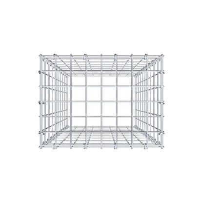 Anbaugabione Typ 3 100 cm x 40 cm x 30 cm (L x H x T), Maschenweite 5 cm x 10 cm, C-Ring