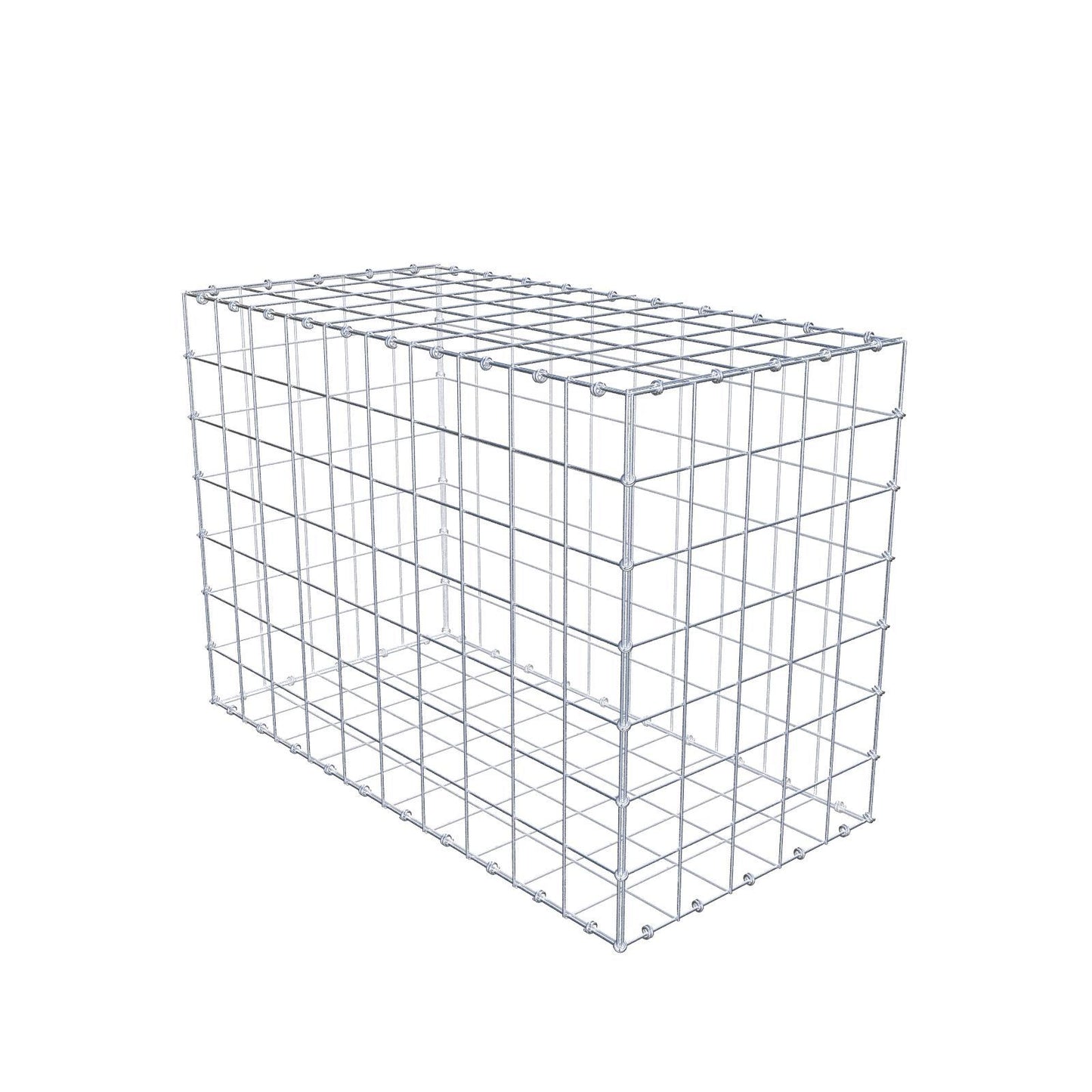 Schanskorf 100 cm x 70 cm x 50 cm (L x H x D), maaswijdte 10 x 10 cm, spiraalring