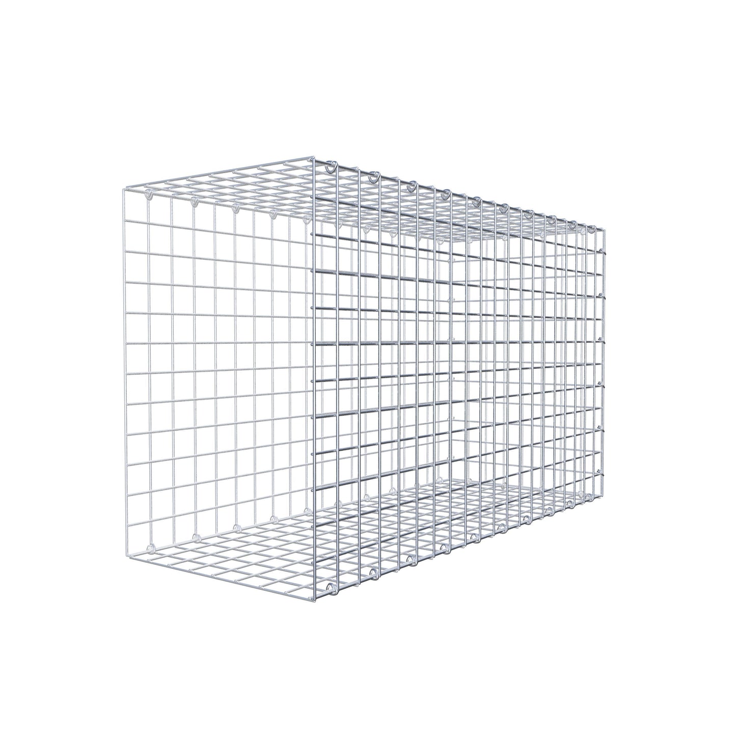 Anbaugabione Typ 2 100 cm x 60 cm x 40 cm (L x H x T), Maschenweite 5 cm x 5 cm, C-Ring