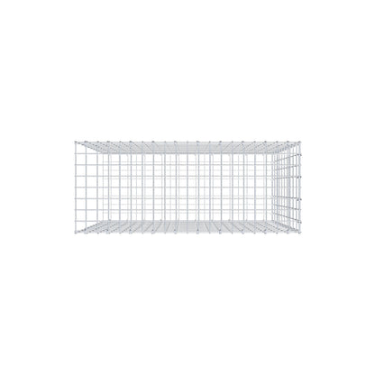 Mounted gabion type 2 100 cm x 100 cm x 40 cm, mesh size 5 cm x 10 cm, C-ring