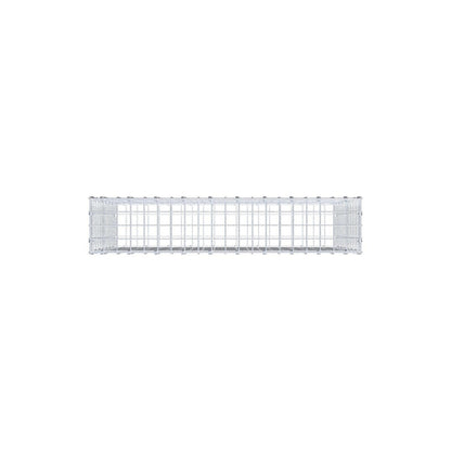 Gabione 100 cm x 70 cm x 20 cm (L x H x T), Maschenweite 5 x 5 cm, Spiralring