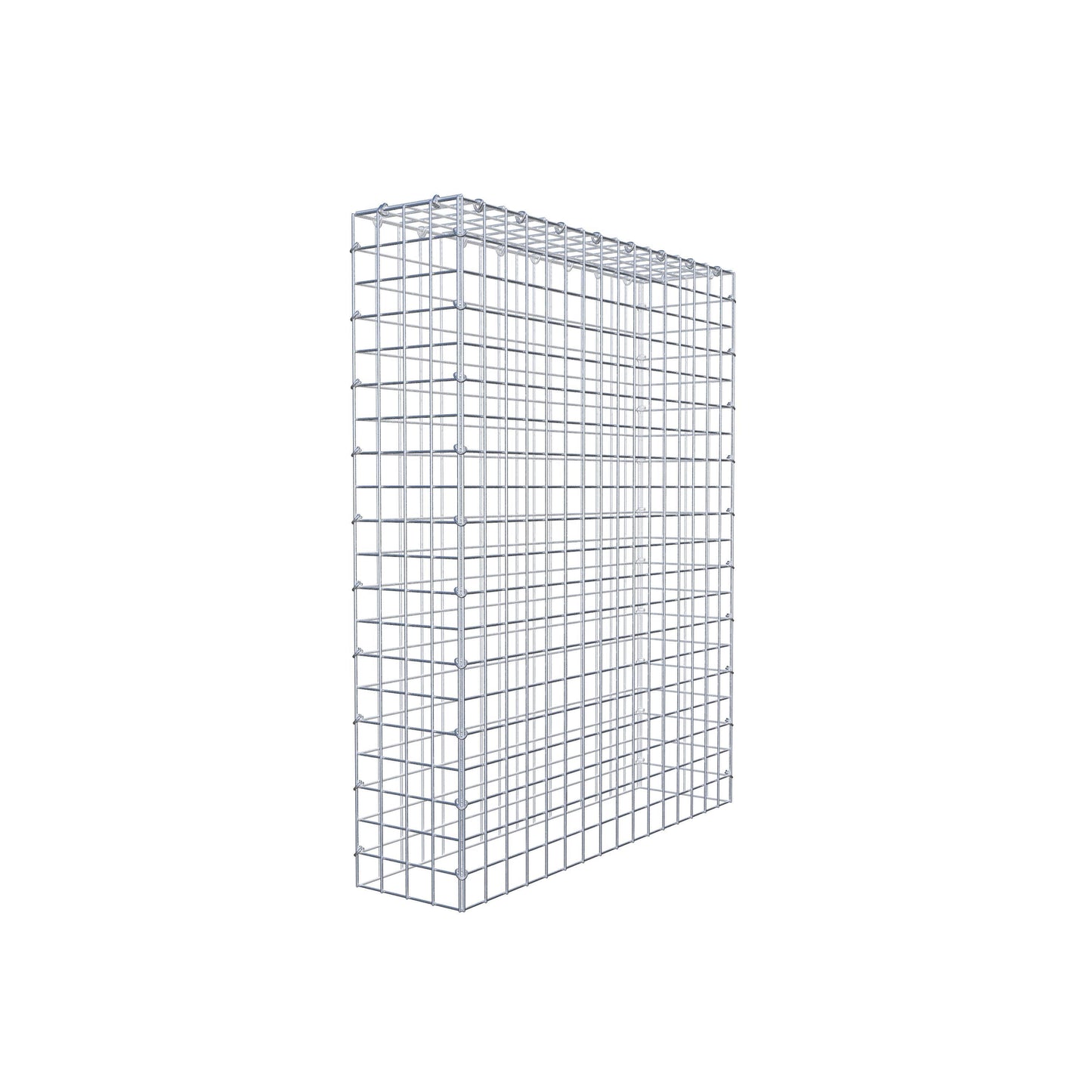 Gavión complementario de tipo 3 100 cm x 80 cm x 20 cm (L x A x P), malla 5 cm x 5 cm, anillo en C