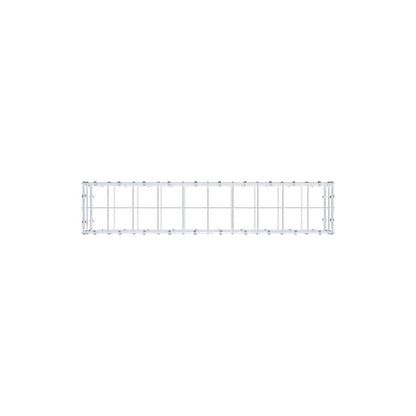 Gabion 100 cm x 20 cm x 20 cm (L x H x D), maskstorlek 10 x 10 cm, spiralring