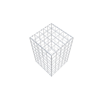 Schanskorf 80 cm x 50 cm x 50 cm (L x H x D), maaswijdte 10 cm x 10 cm, C-ring