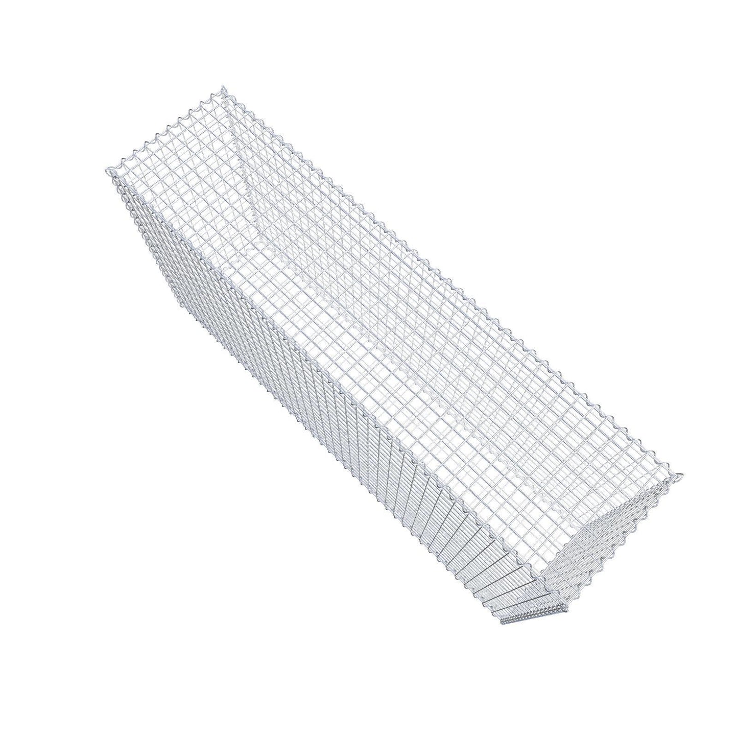Gabione 200 cm x 100 cm x 50 cm (L x H x T), Maschenweite 5 cm x 5 cm, Spirale