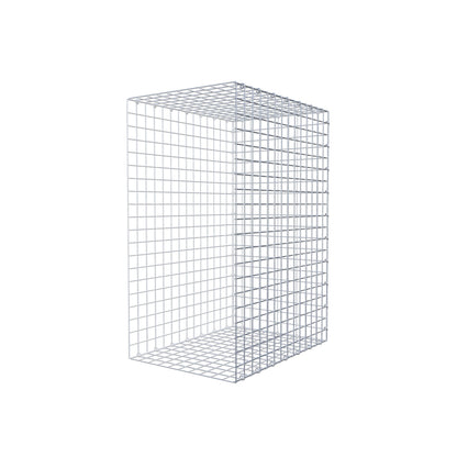 Type 2 oplegkorf 100 cm x 70 cm x 50 cm (L x H x D), maaswijdte 5 cm x 5 cm, C-ring