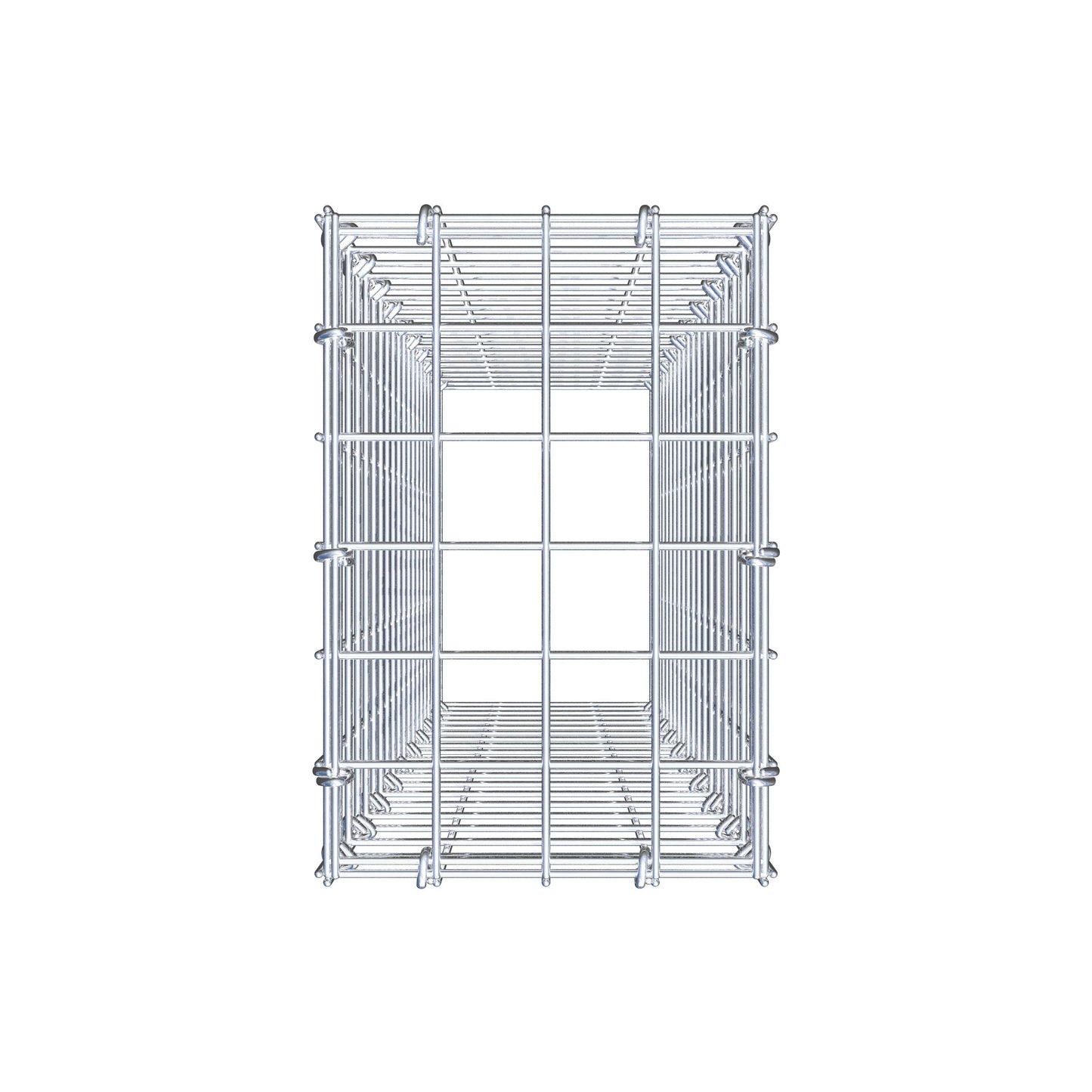 Anbaugabione Typ 3 100 cm x 20 cm x 30 cm (L x H x T), Maschenweite 5 cm x 5 cm, C-Ring