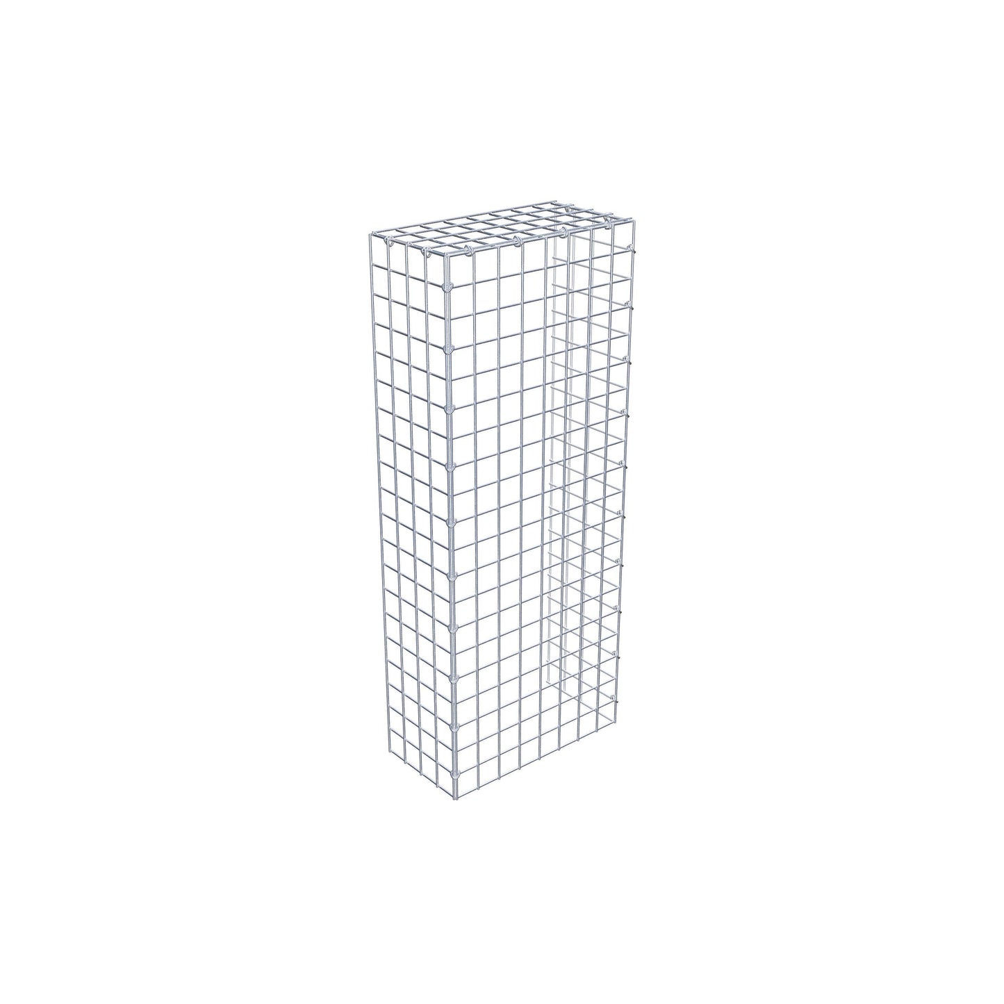 Fourche rapportée type 4 100 cm x 20 cm x 40 cm (L x H x P), mailles 5 cm x 5 cm, anneau C