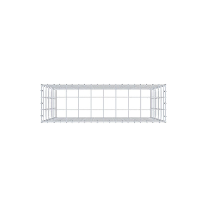 Extra gabion typ 3 100 cm x 100 cm x 30 cm (L x H x D), maskstorlek 10 cm x 10 cm, C-ring