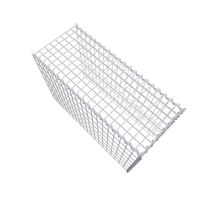 Opvokset gabion type 4 100 cm x 70 cm x 40 cm (L x H x D), maskestørrelse 5 cm x 10 cm, spiral