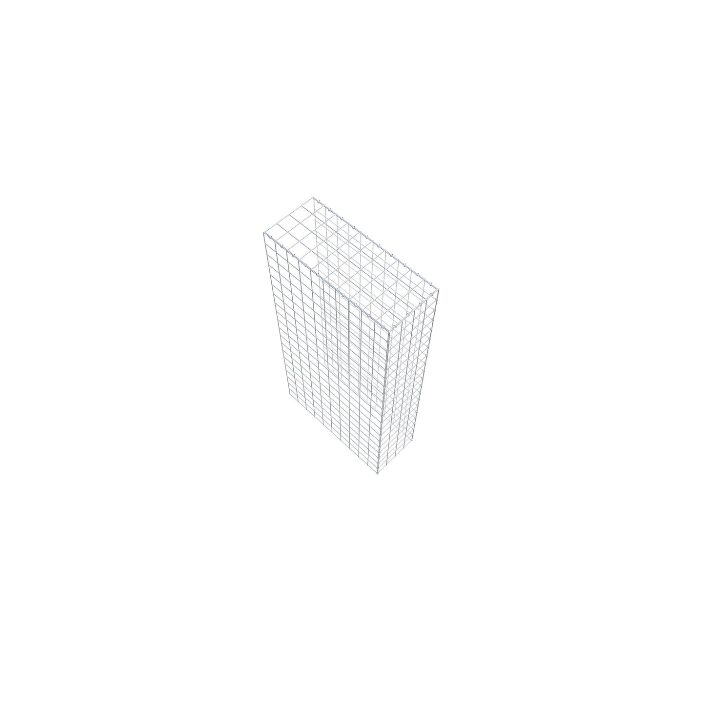 Fourche rapportée type 4 200 cm x 100 cm x 40 cm (L x H x P), maille 10 cm x 10 cm, anneau en C