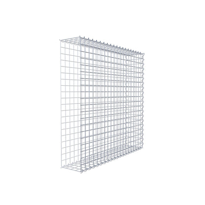 Gabion rapporté type 2 100 cm x 100 cm x 20 cm (L x H x P), mailles 5 cm x 5 cm, spirale