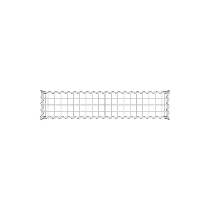 Anbaugabione Typ 3 100 cm x 20 cm x 20 cm (L x H x T), Maschenweite 5 cm x 10 cm, Spirale