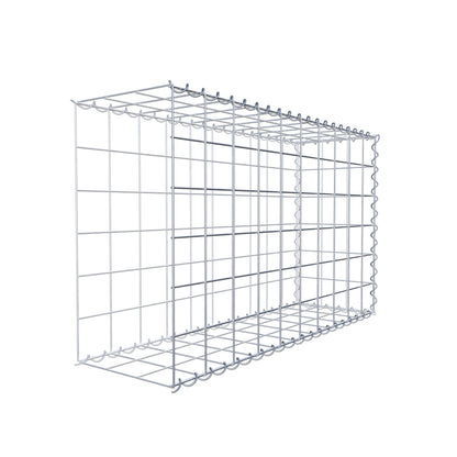 Gabion rapporté type 2 100 cm x 60 cm x 30 cm (L x H x P), mailles 10 cm x 10 cm, spirale