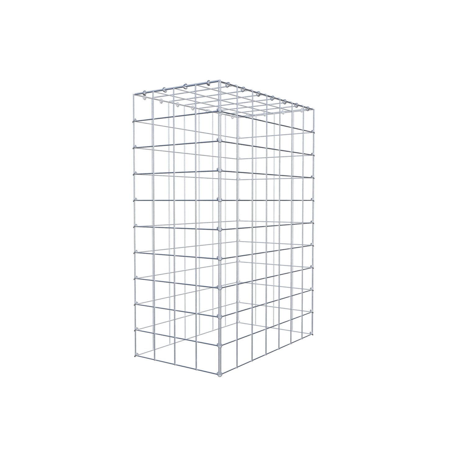 Fourche rapportée type 3 100 cm x 70 cm x 40 cm (L x H x P), mailles 10 cm x 10 cm, anneau en C