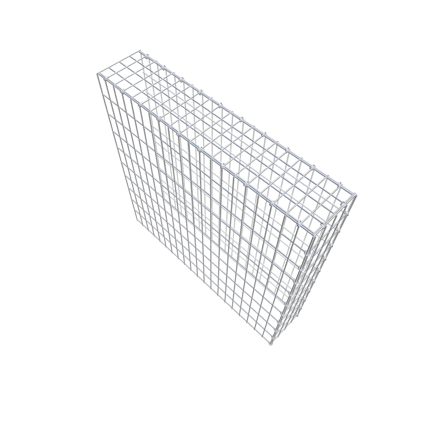 Gavión adicional tipo 4 100 cm x 100 cm x 20 cm (L x A x P), malla 5 cm x 10 cm, anillo en C