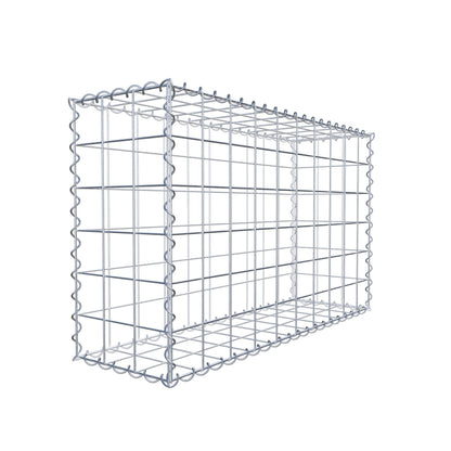 Schanskorf 100 cm x 60 cm x 30 cm (L x H x D), maaswijdte 10 cm x 10 cm, spiraal