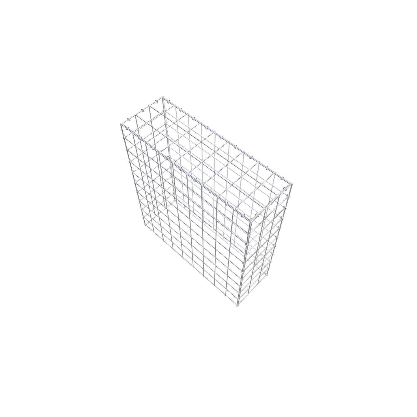 Gabbione aggiuntivo di tipo 3 100 cm x 90 cm x 30 cm (L x H x P), maglia 10 cm x 10 cm, anello a C