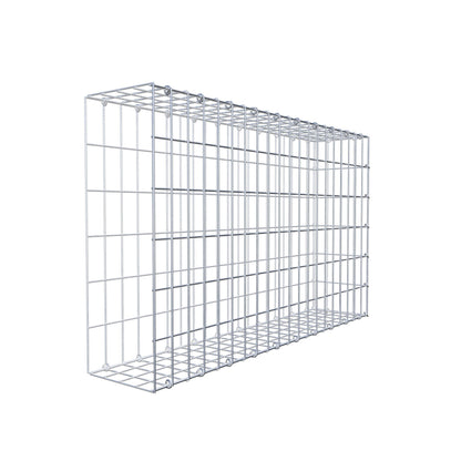 Opzetpaal type 2 100 cm x 60 cm x 20 cm, maaswijdte 5 cm x 10 cm, C-ring
