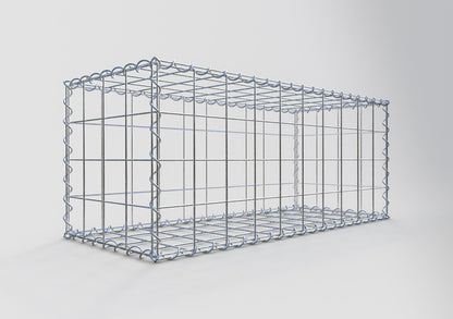 Gabione 100 cm x 40 cm x 40 cm (L x H x T), Maschenweite 10 cm x 10 cm, Spirale