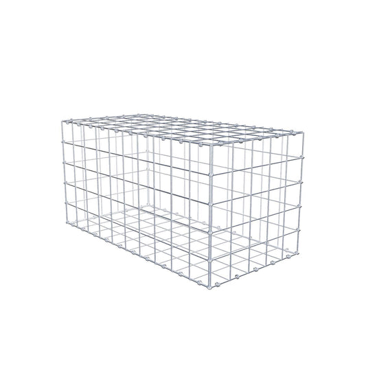 Gabion 100 cm x 50 cm x 50 cm (L x H x D), mesh size 10 x 10 cm, spiral ring