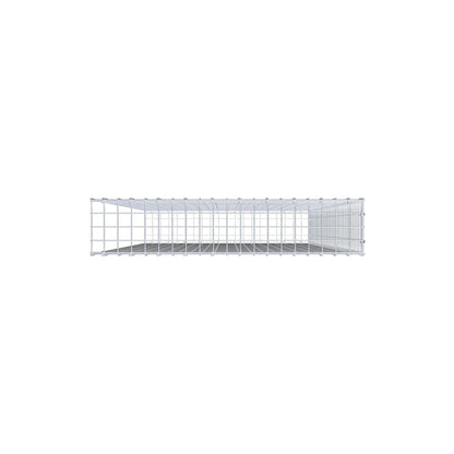 Anbaugabione Typ 2 200 cm x 100 cm x 20 cm (L x H x T), Maschenweite 5 cm x 5 cm, C-Ring