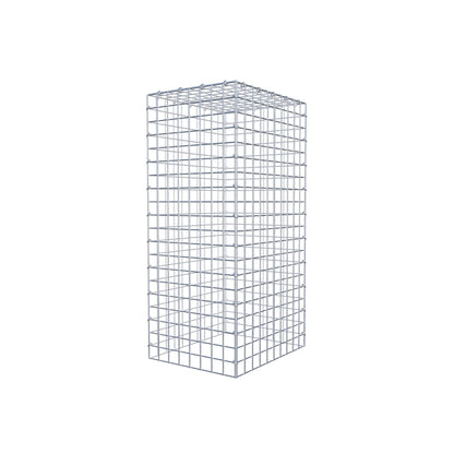 Gabbione aggiuntivo di tipo 3 100 cm x 50 cm x 40 cm (L x H x P), maglia 5 cm x 5 cm, anello a C