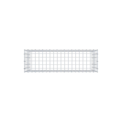 Anbaugabione Typ 3 100 cm x 60 cm x 30 cm (L x H x T), Maschenweite 5 cm x 10 cm, C-Ring