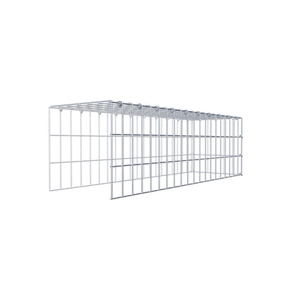 Fourche rapportée type 4 100 cm x 30 cm x 30 cm (L x H x P), mailles 5 cm x 10 cm, anneau C