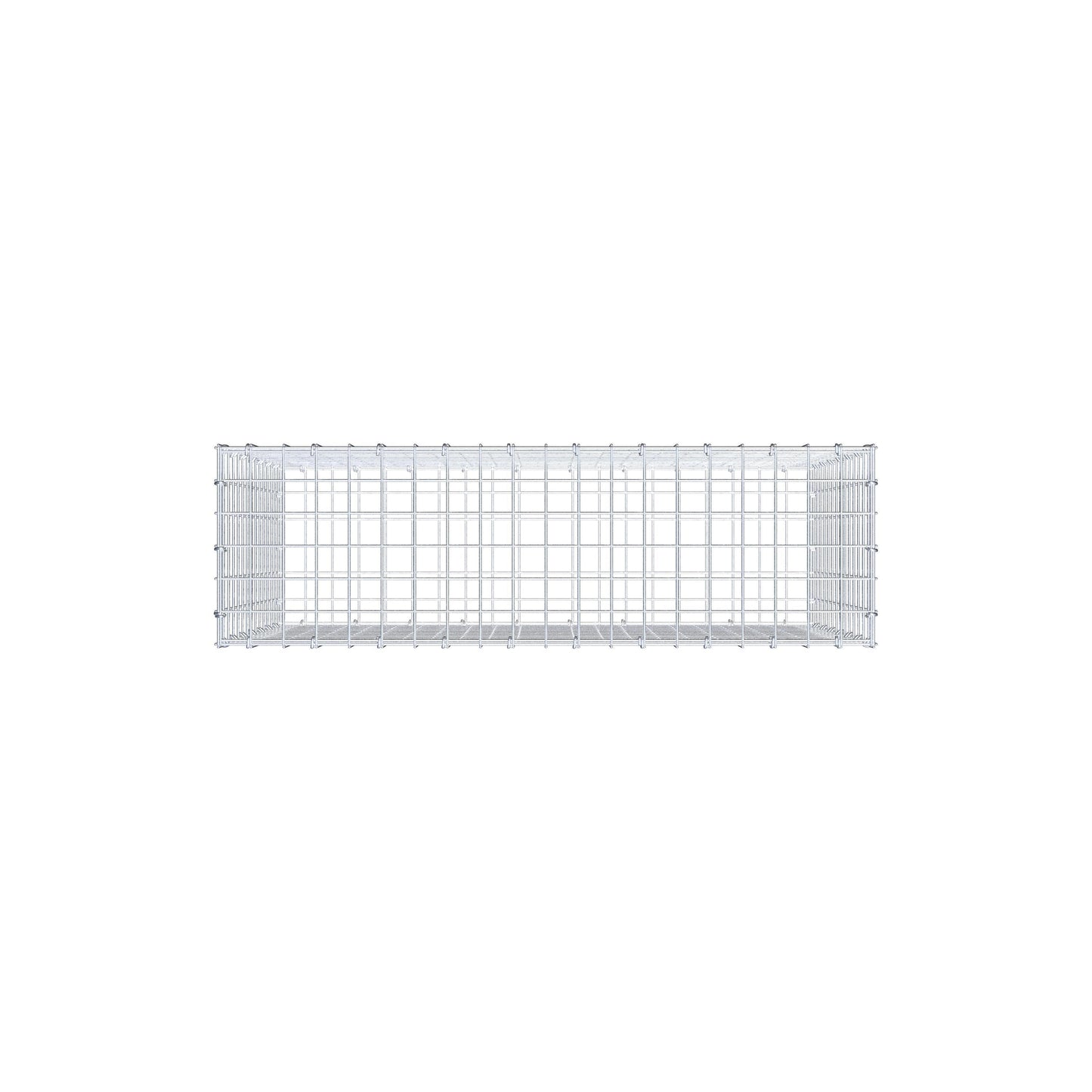 Gabbione 100 cm x 70 cm x 30 cm (L x H x P), maglia 5 cm x 5 cm, anello a C
