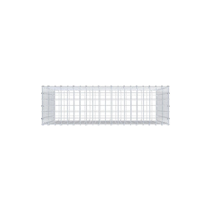 Gabbione 100 cm x 70 cm x 30 cm (L x H x P), maglia 5 cm x 5 cm, anello a C