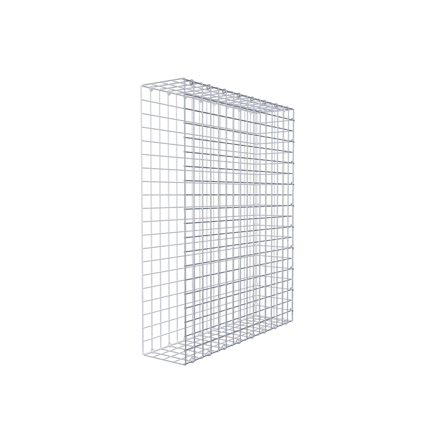 Type 2 oplegkorf 100 cm x 80 cm x 20 cm (L x H x D), maaswijdte 5 cm x 5 cm, C-ring