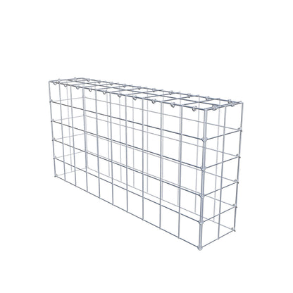 Anbaugabione Typ 3 100 cm x 50 cm x 20 cm (L x H x T), Maschenweite 10 cm x 10 cm, C-Ring