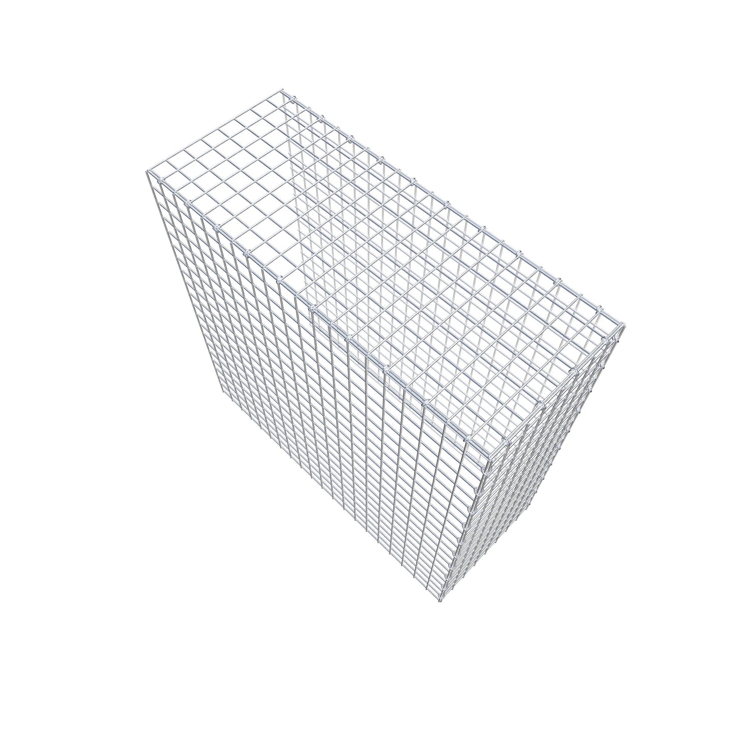 Gavión adicional tipo 4 100 cm x 100 cm x 40 cm (L x A x P), malla 5 cm x 5 cm, anillo en C