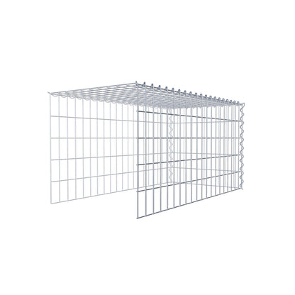Gavión complementario tipo 4 100 cm x 50 cm x 50 cm (L x A x P), malla 5 cm x 10 cm, espiral