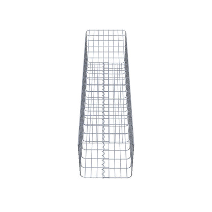 Gabionensäule eckig 42 cm x 42 cm, 160 cm Höhe, MW 5 cm x 10 cm