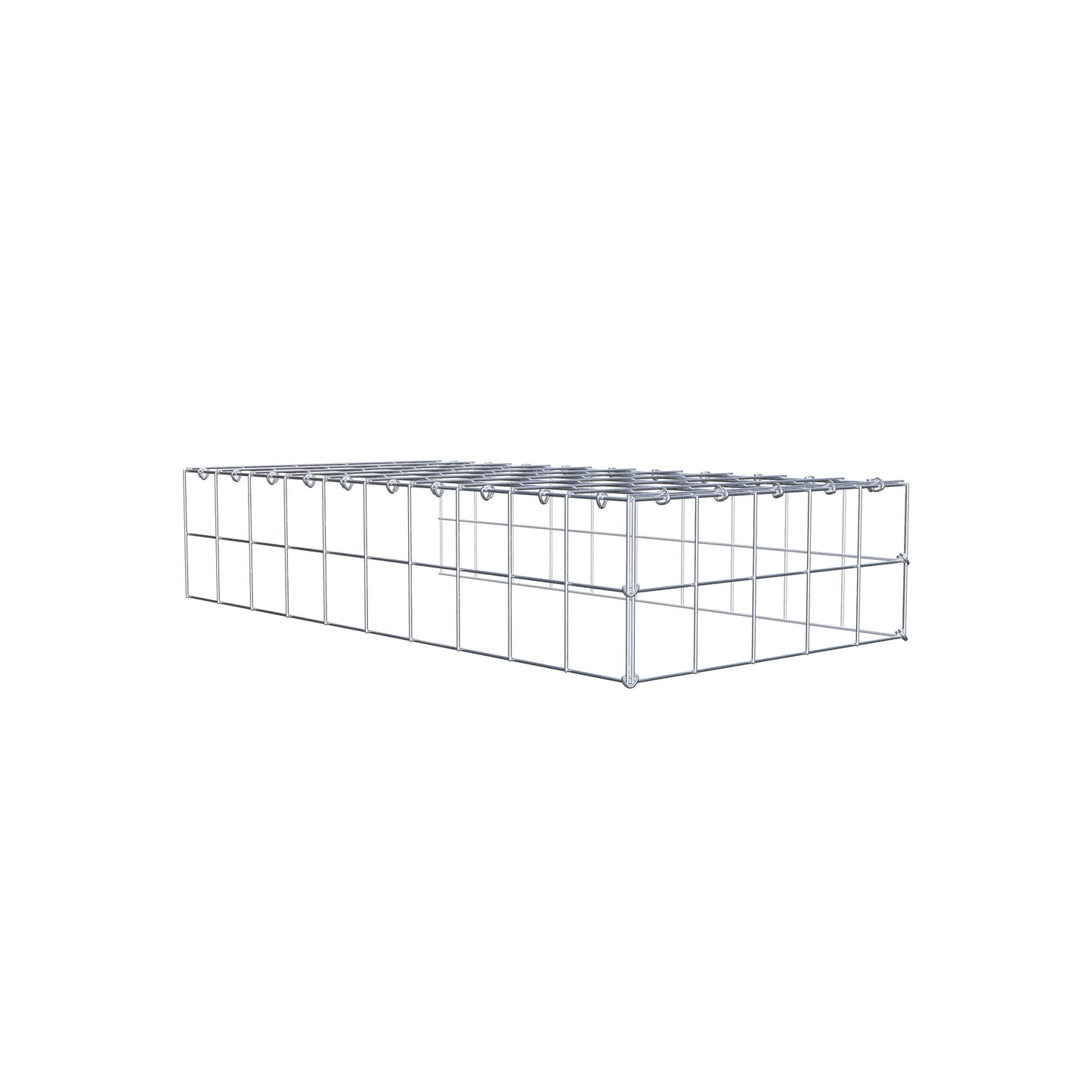 Pila adicional tipo 4 100 cm x 20 cm x 50 cm (L x A x P), malla 10 cm x 10 cm, anillo en C