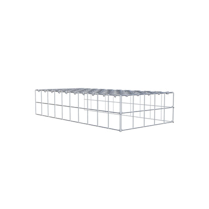 Pila adicional tipo 4 100 cm x 20 cm x 50 cm (L x A x P), malla 10 cm x 10 cm, anillo en C