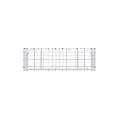 Gabbione 100 cm x 40 cm x 30 cm (L x H x P), maglia 5 x 5 cm, anello a spirale