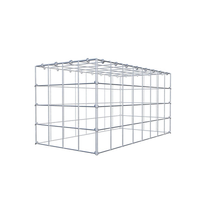 Pile aggiuntivo tipo 3 80 cm x 40 cm x 40 cm (L x H x P), maglia 10 cm x 10 cm, anello a C
