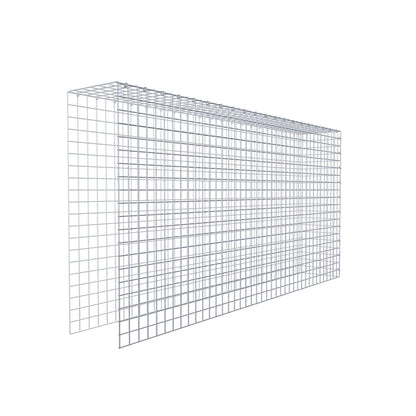 Extra gabion typ 4 200 cm x 100 cm x 30 cm (L x H x D), maskstorlek 5 cm x 5 cm, C-ring