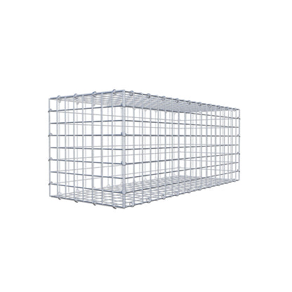 Gavión 100 cm x 40 cm x 40 cm (L x A x P), luz de malla 5 cm x 5 cm, anillo en C