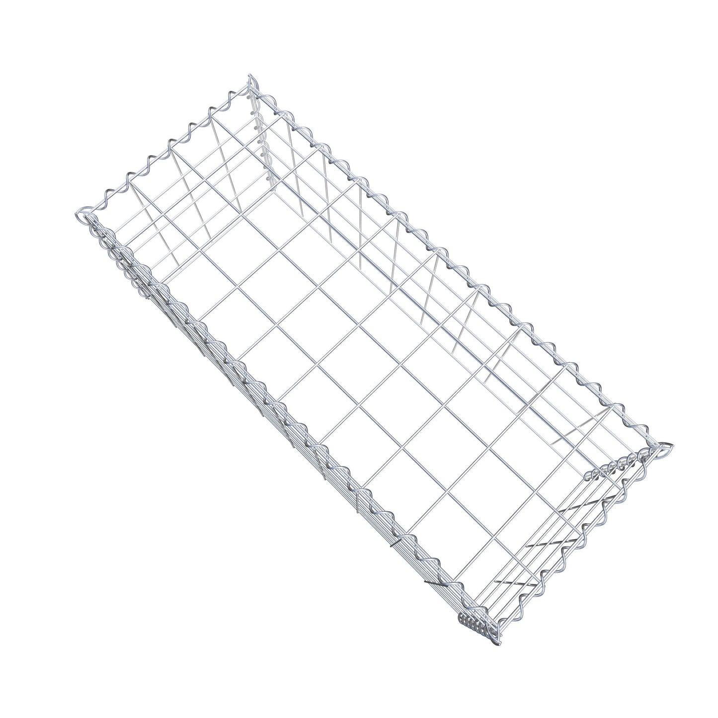 Gavión complementario tipo 3 100 cm x 40 cm x 40 cm (L x A x P), malla 10 cm x 10 cm, espiral