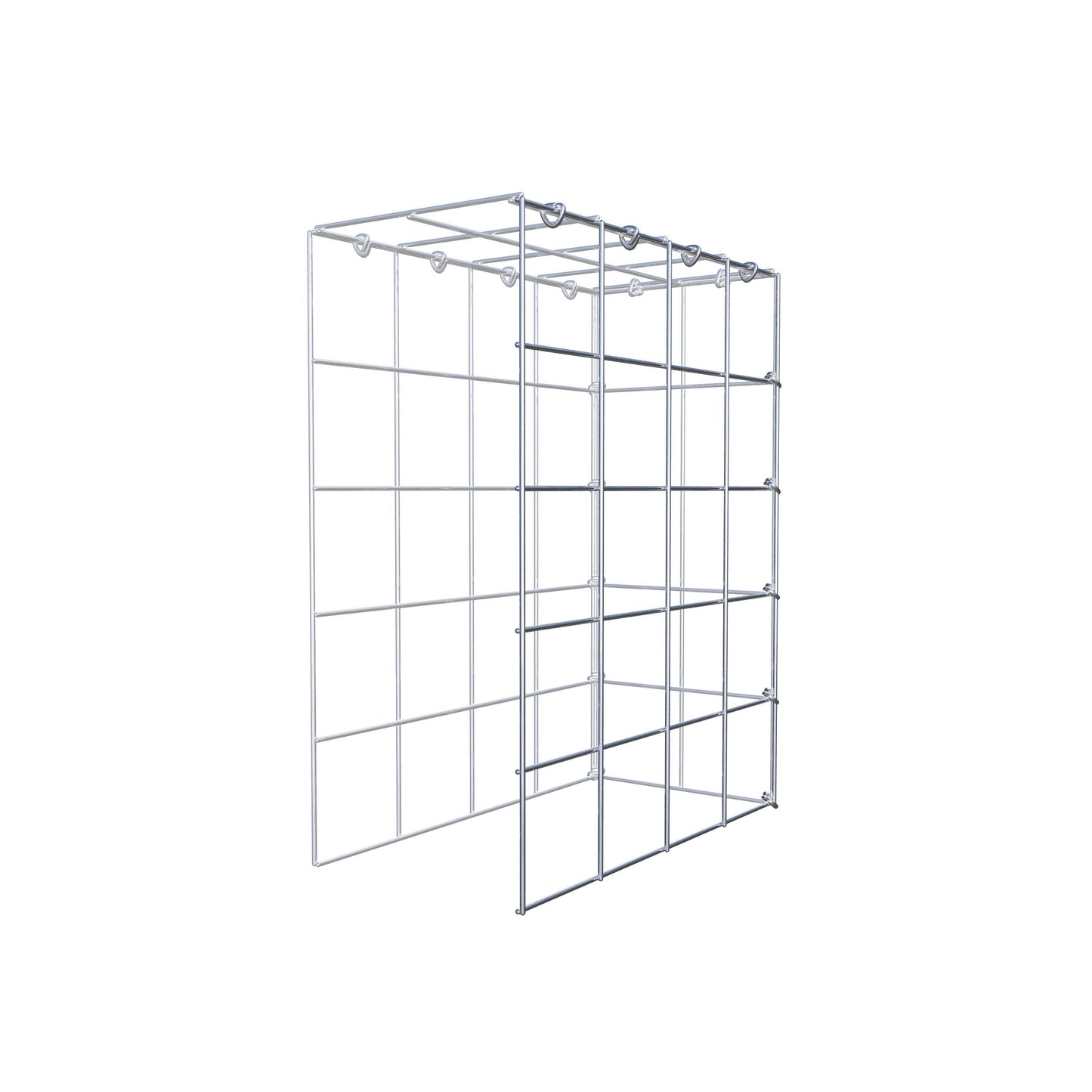 Fourche rapportée type 4 50 cm x 40 cm x 20 cm (L x H x P), mailles 10 cm x 10 cm, anneau C