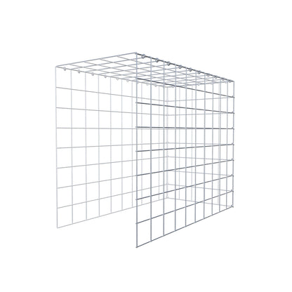 Fourche rapportée type 4 100 cm x 80 cm x 50 cm (L x H x P), mailles 10 cm x 10 cm, anneau C