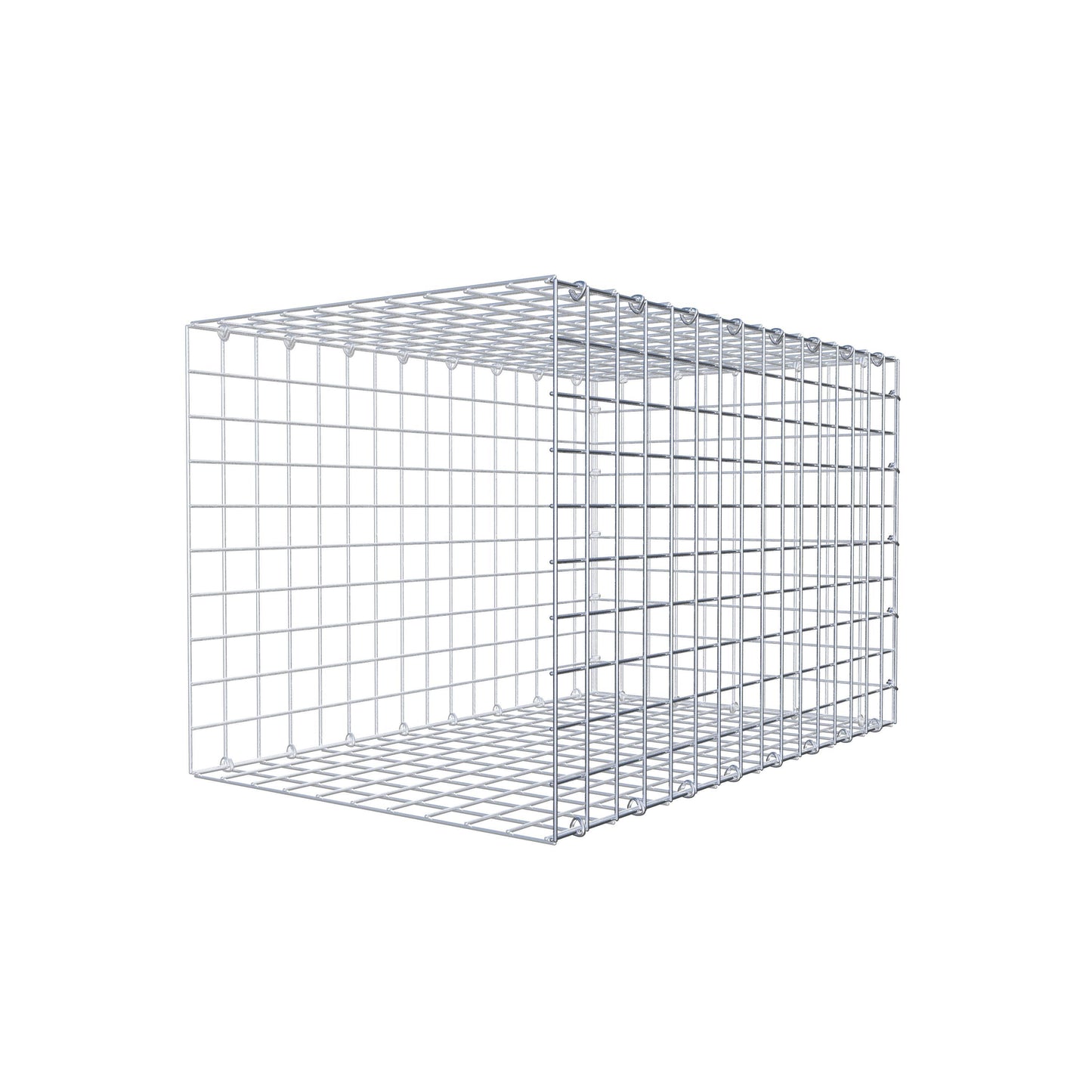 Opzetpaal type 2 80 cm x 50 cm x 50 cm (L x H x D), maaswijdte 5 cm x 5 cm, C-ring